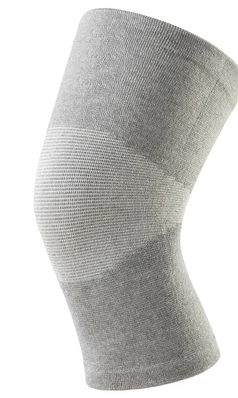 Rodillera de bambú gris claro